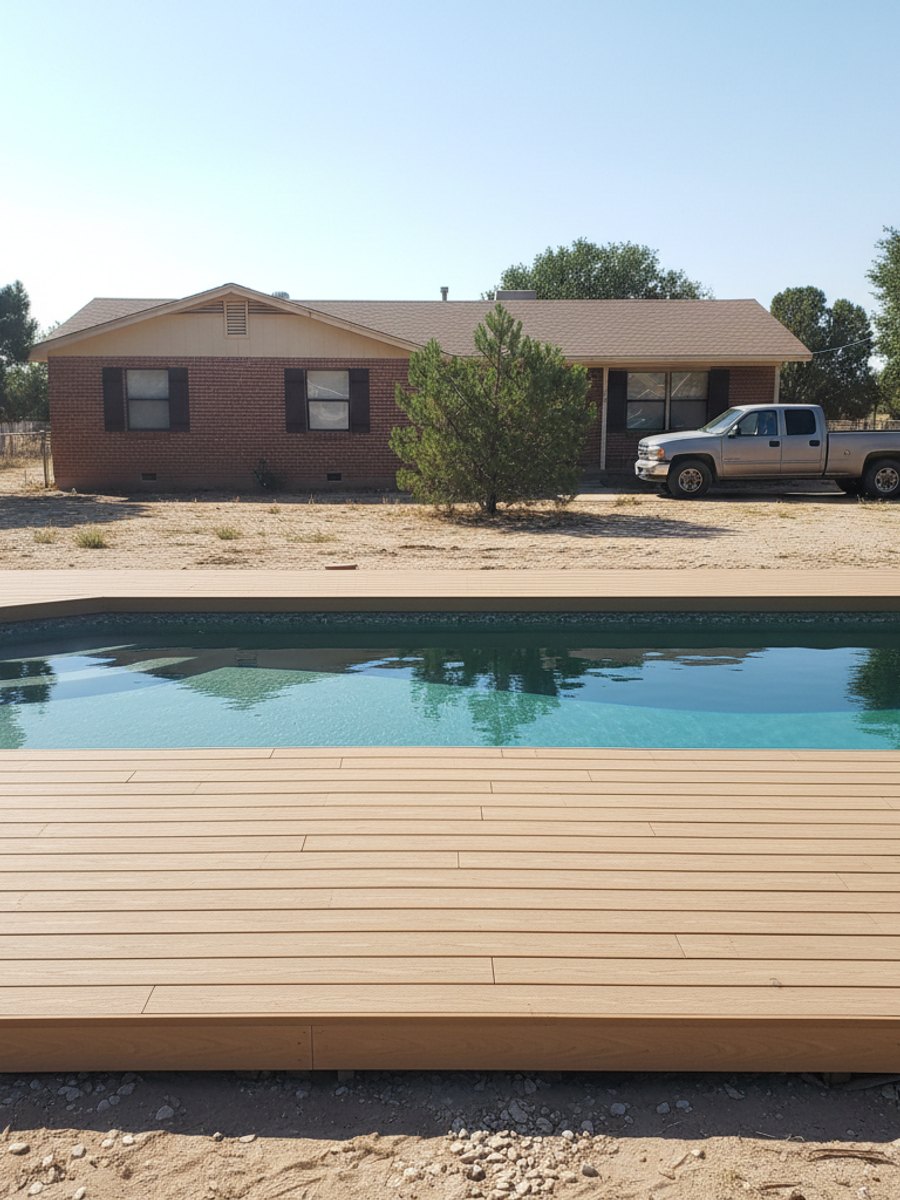 Deck Staining & Sealing completed by Champion Deck Company in Las Cruces, NM