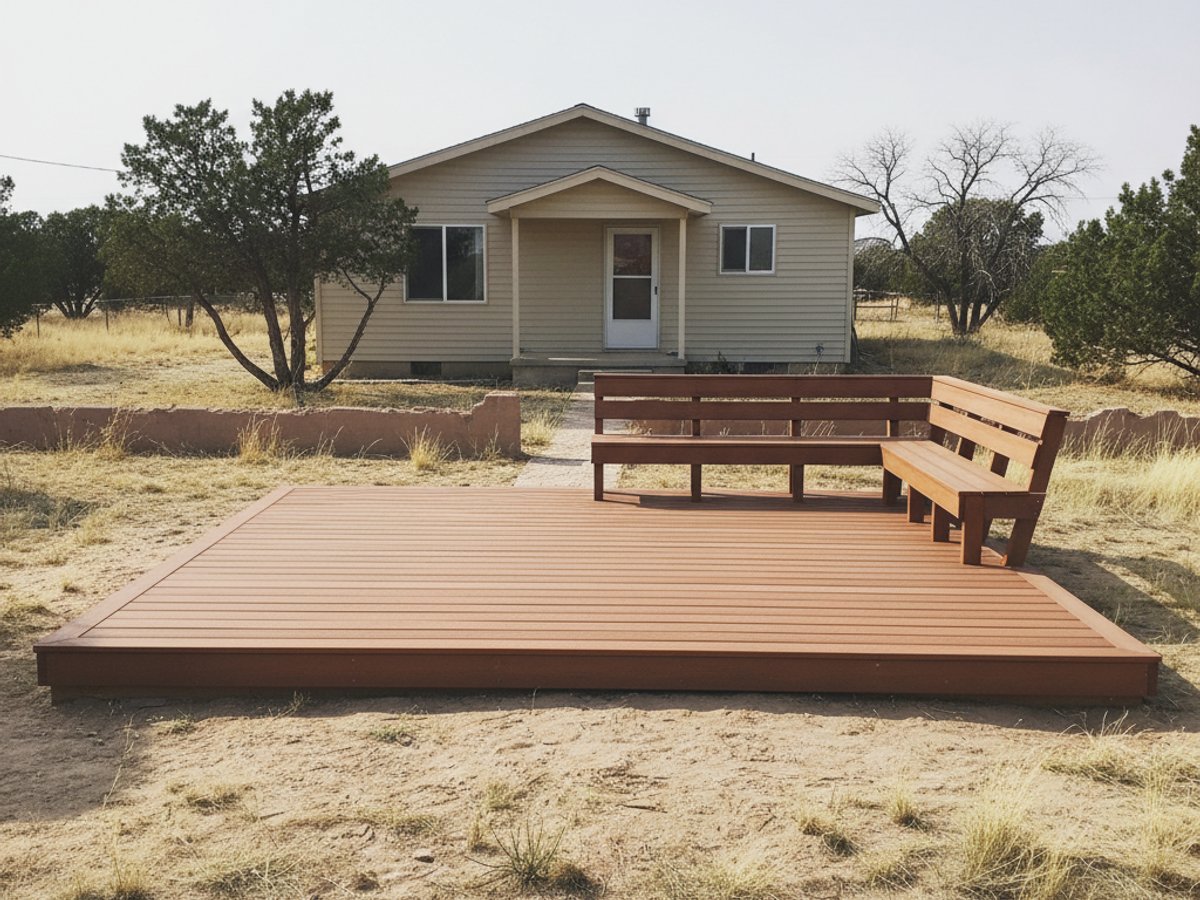Deck Installation completed by Champion Deck Company in El Paso, NM