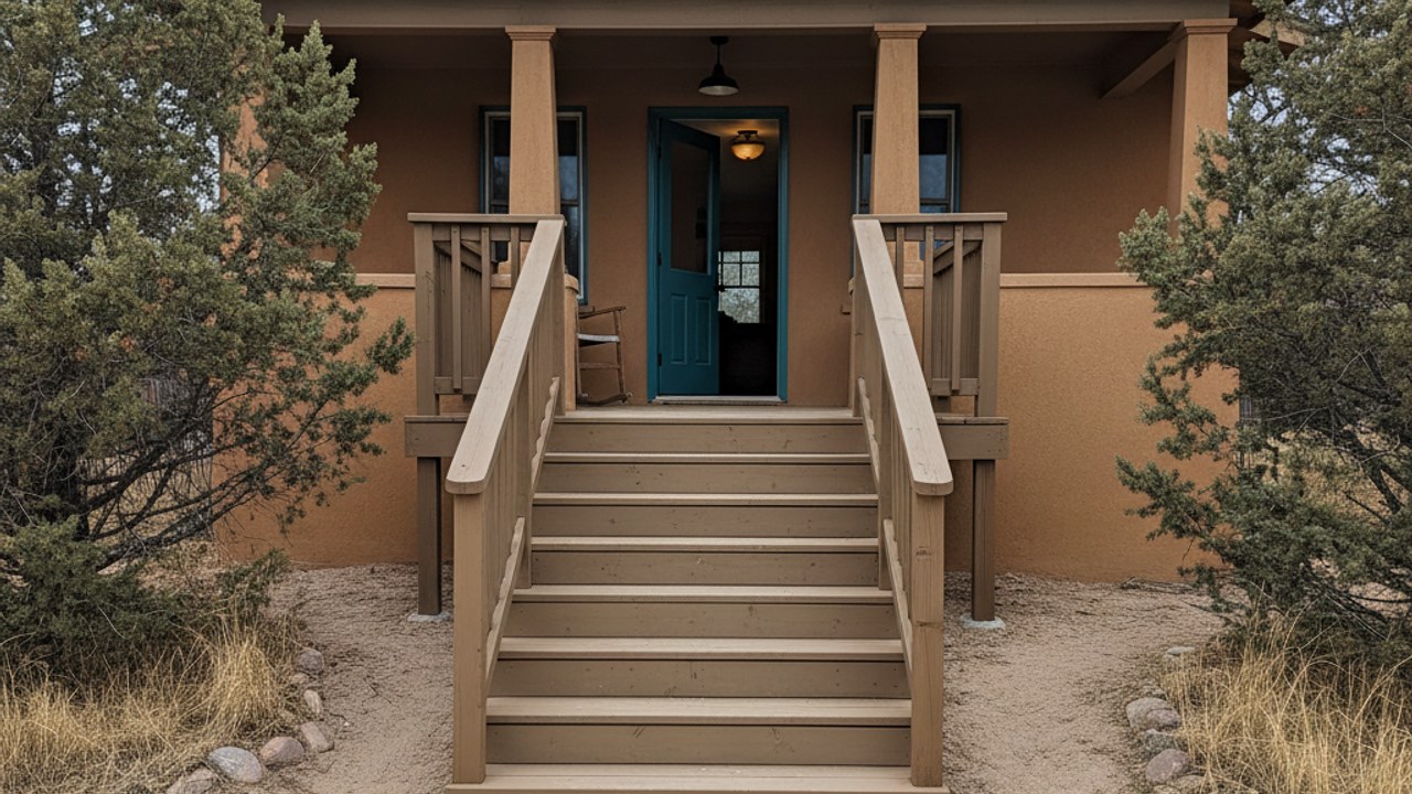 Custom Deck Design completed by Champion Deck Company in Anthony, NM