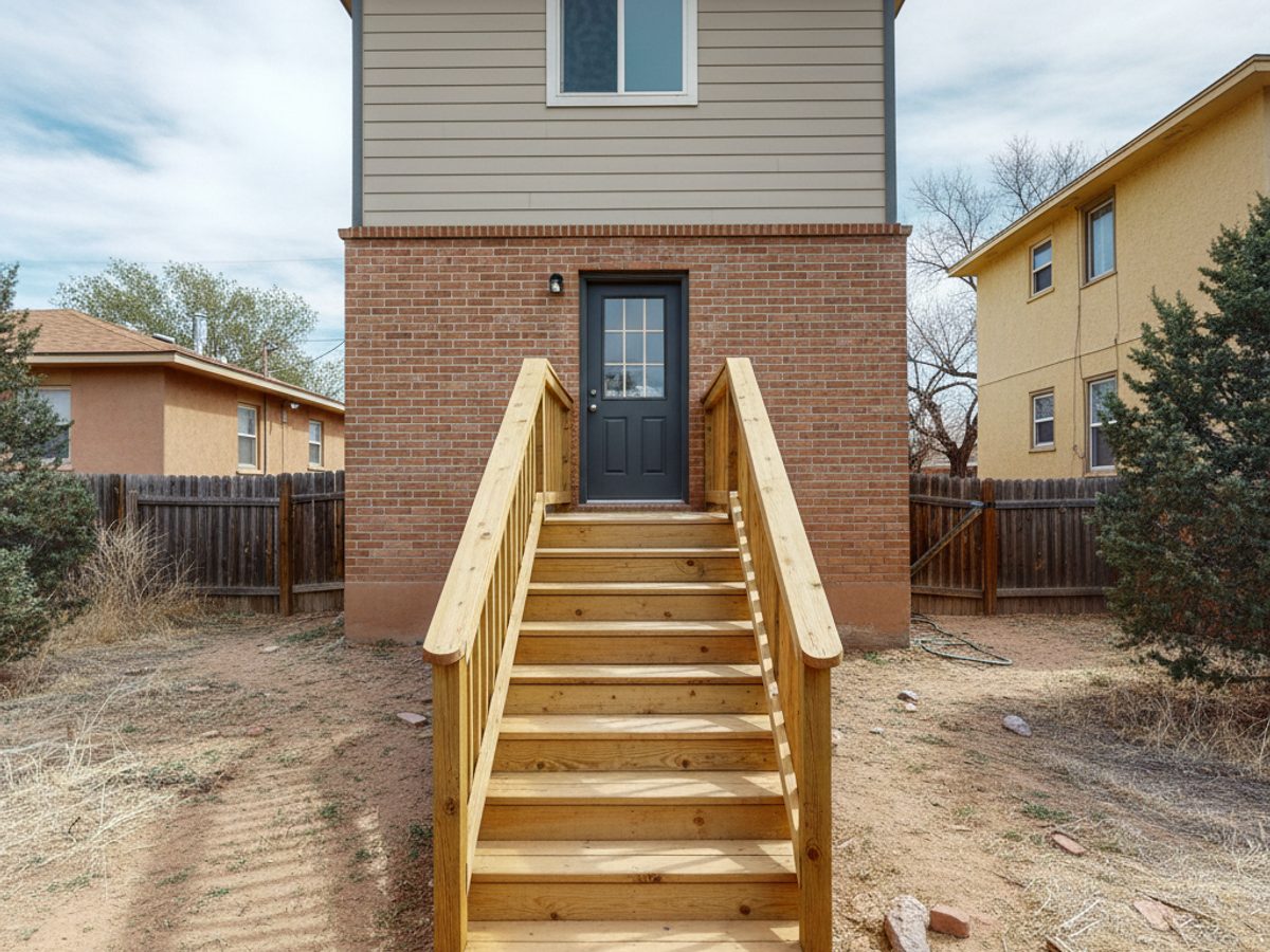 Composite Decking completed by Champion Deck Company in Canutillo, NM