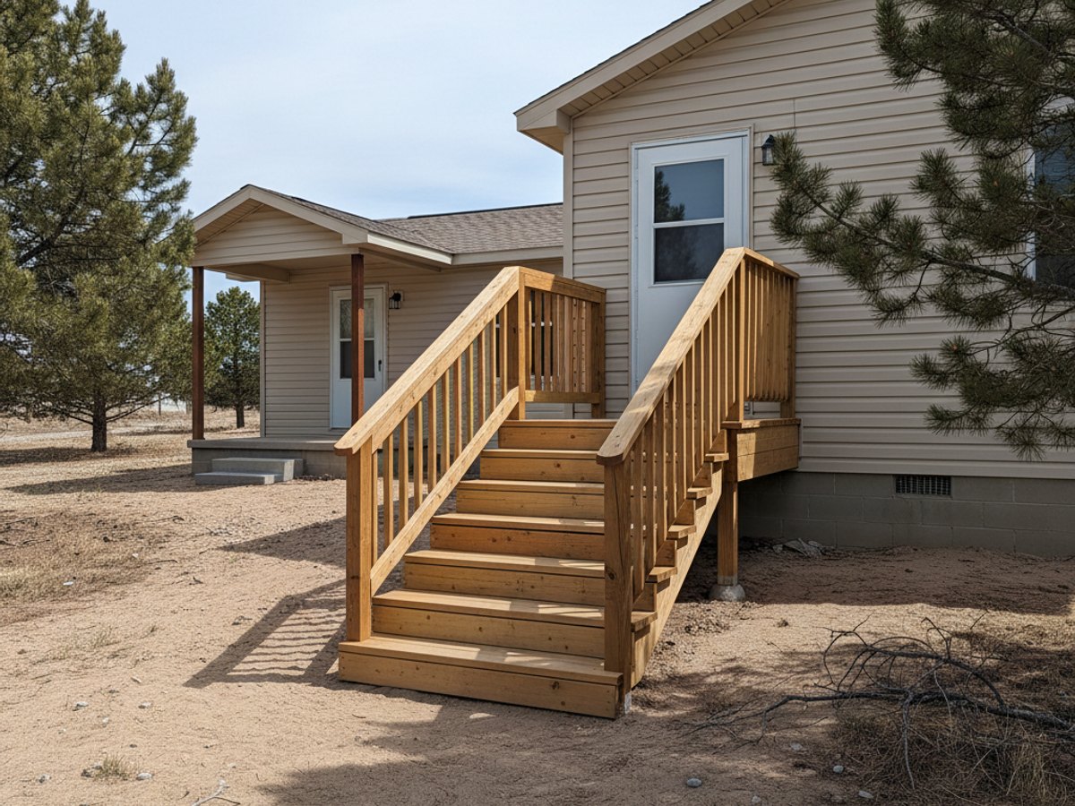 Deck Railing Installation completed by Champion Deck Company in Santa Teresa, NM